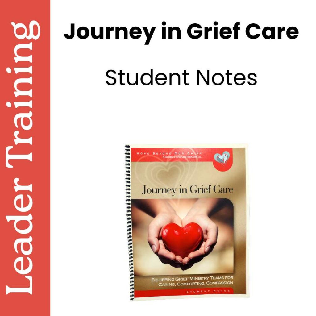 Journey in Grief Care Student Notes