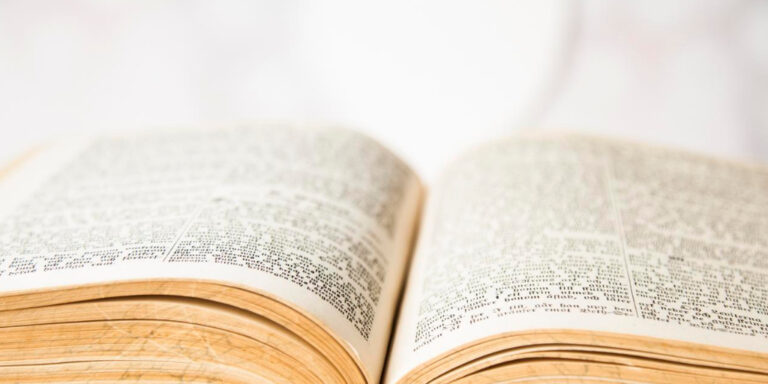 Open Bible in perspective