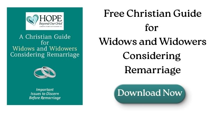 Free Christian Guide for Widows and Widowers Considering Remarriage